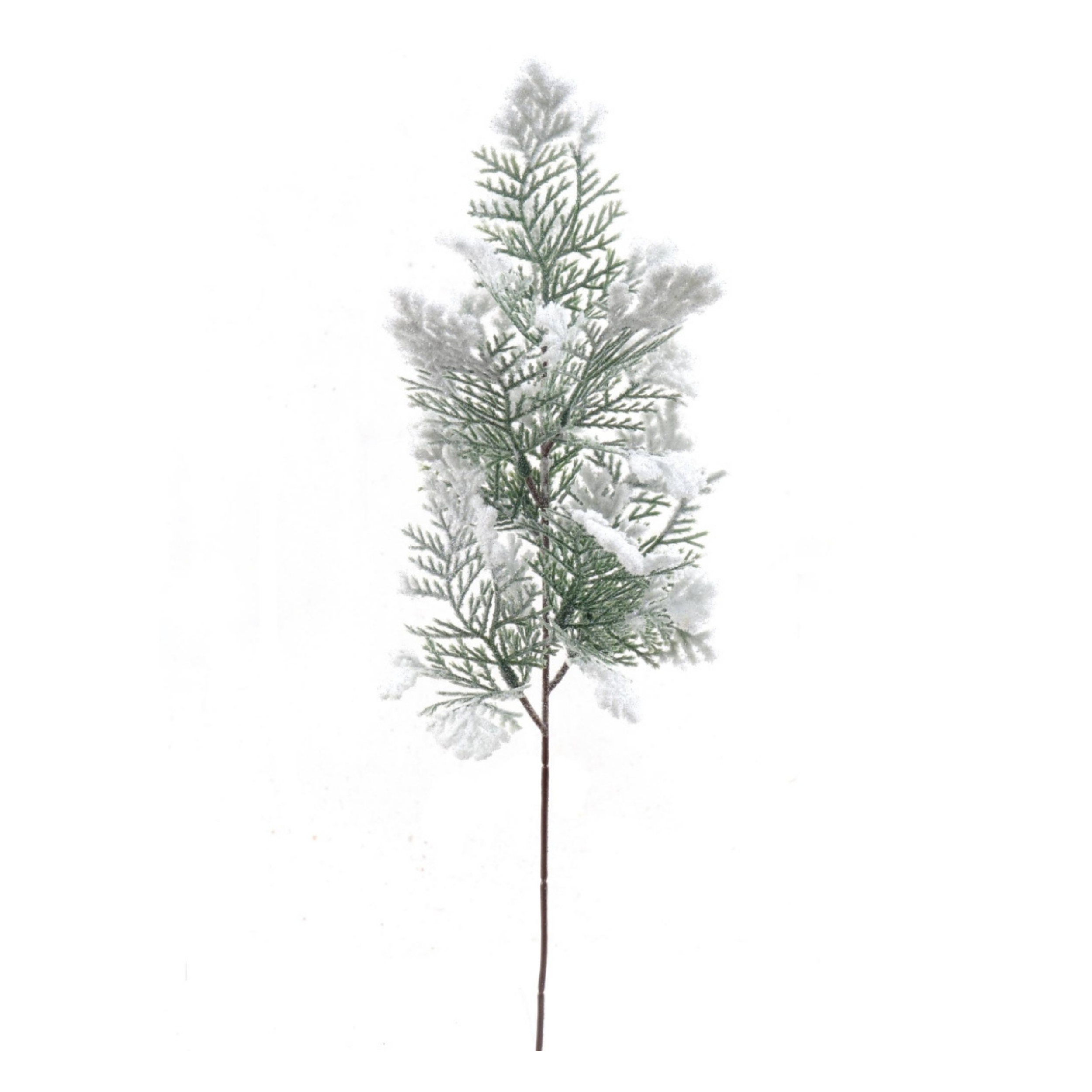 18" Snow Cedar Spray 2024 Christmas Collection - Larksilk