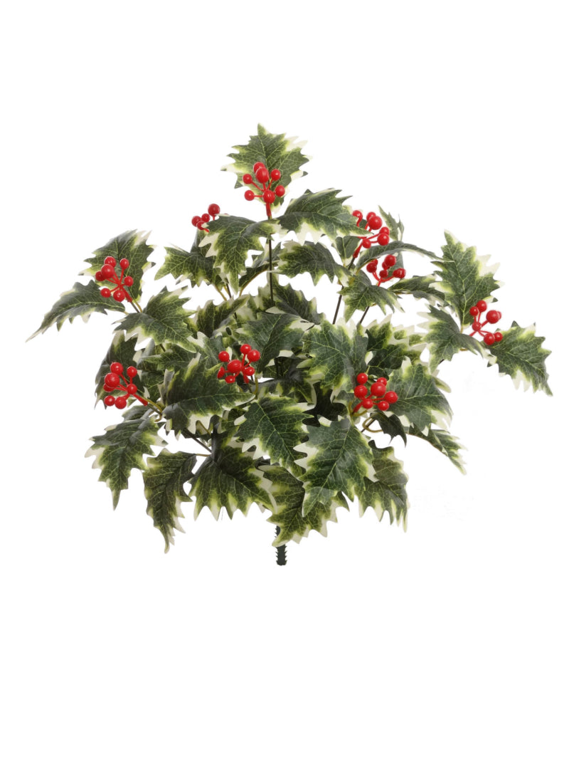 18" Holly Bush - 54 Leaves - Larksilk