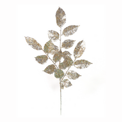 20" Glitter Salal Leaf