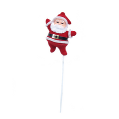 3.25" Flocked Santa Pick 2024 Christmas Collection - Larksilk