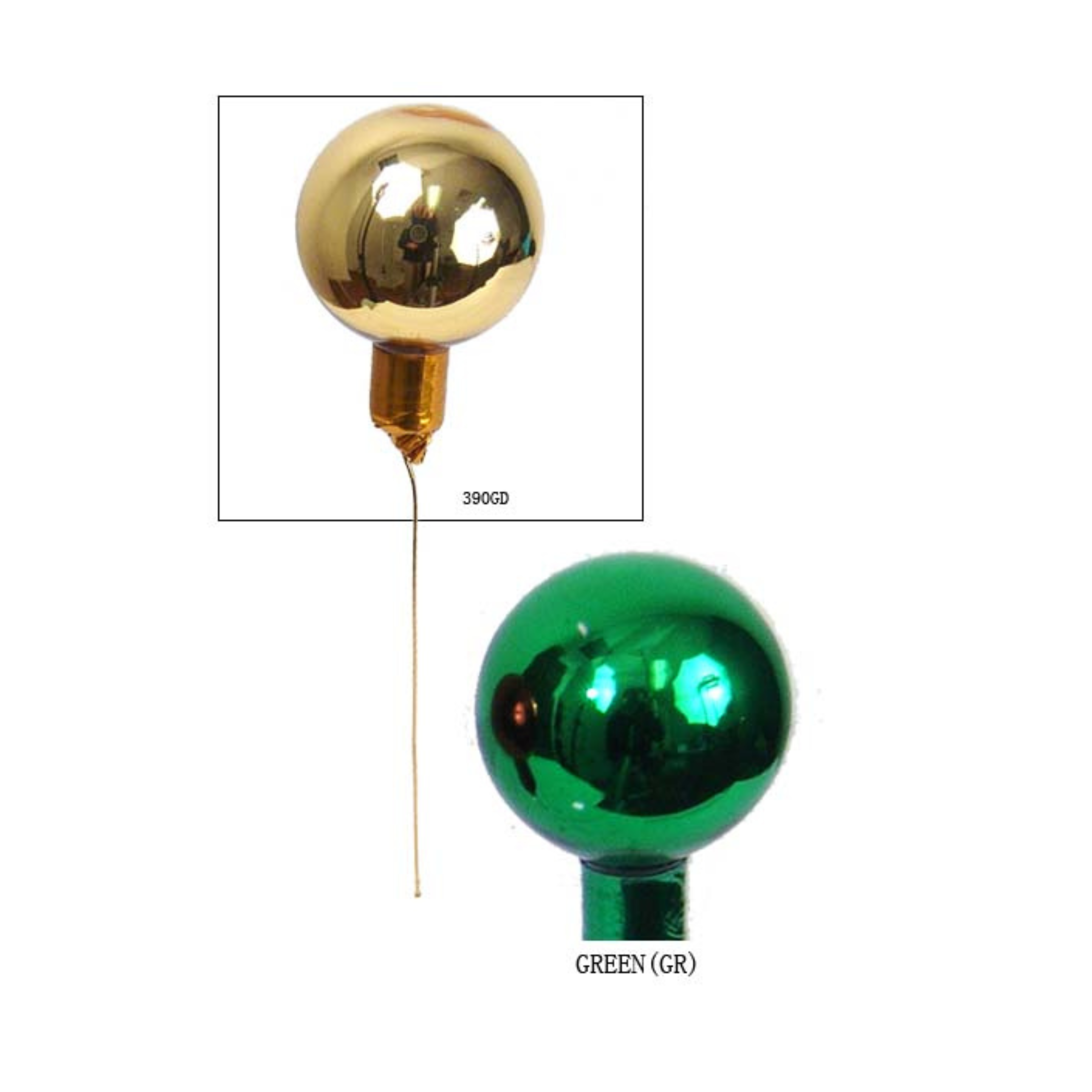 70mm Glass Ball (12/EA) -2025 Christmas Collection - Larksilk
