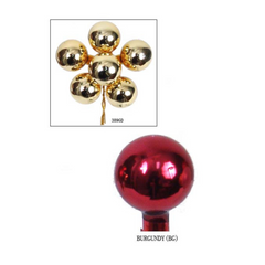 30mm Glass Ball (6/DZ) 2024 Christmas Collection - Larksilk