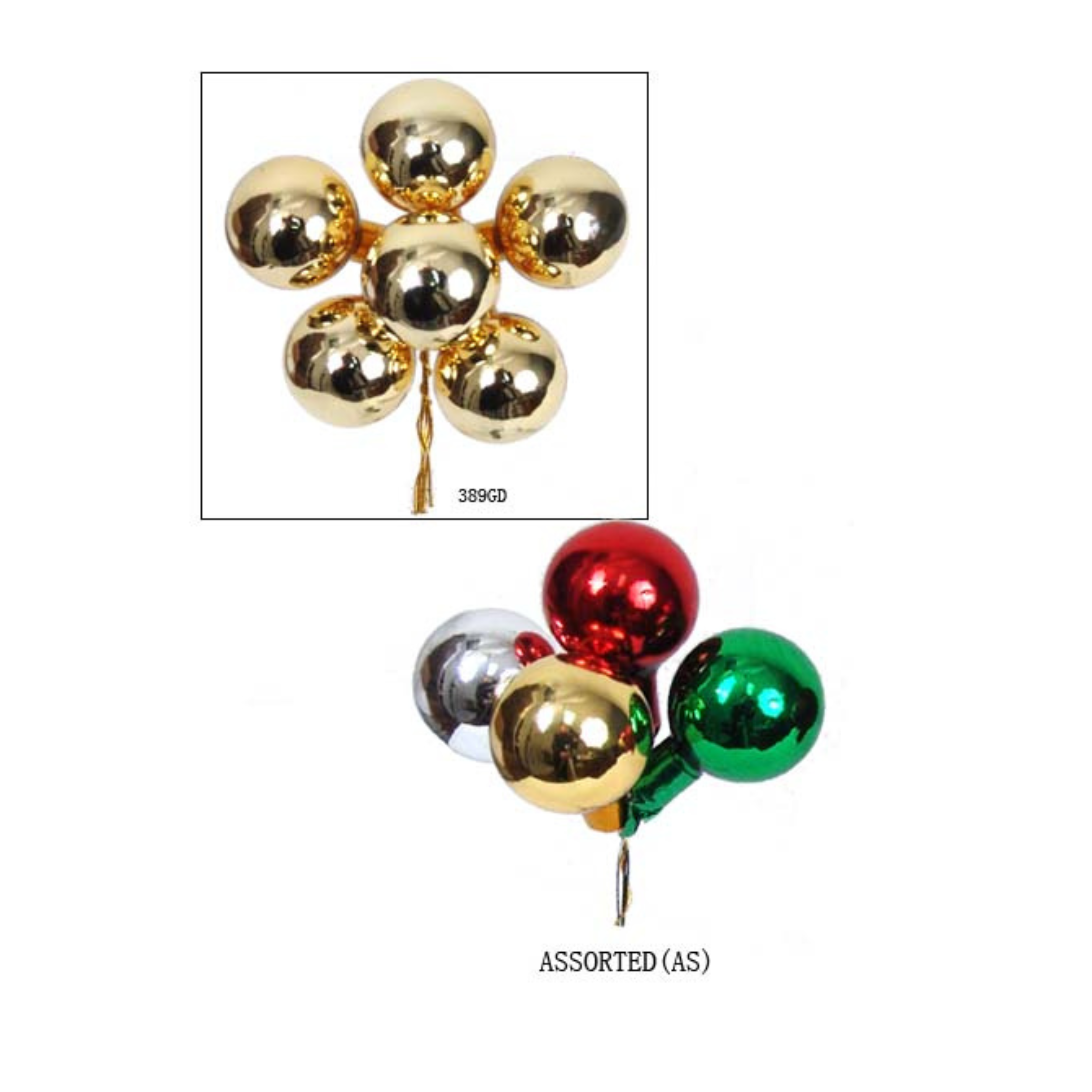 30mm Glass Ball (6/DZ) 2024 Christmas Collection - Larksilk