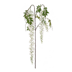 Hanging Wisteria Branch Spray - 70" - Larksilk