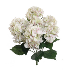 Hydrangea Bush w/ 7 Silk Blooms - 20"