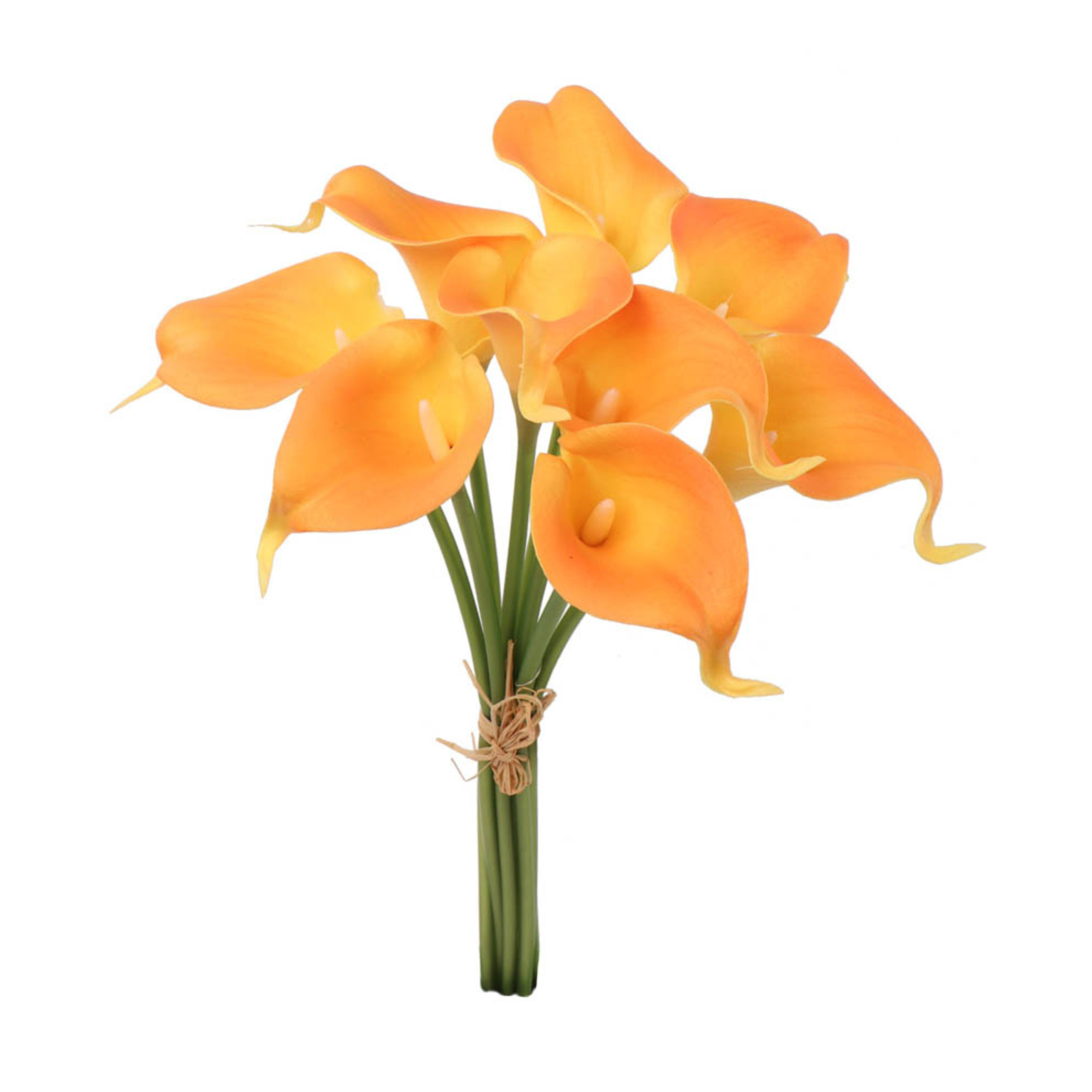 14" Real Touch Calla Lily Bouquet - Larksilk