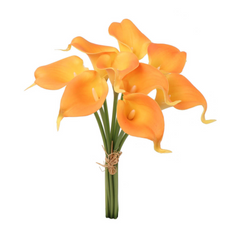 14" Real Touch Calla Lily Bouquet - Larksilk