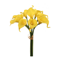 14" Real Touch Calla Lily Bouquet - Larksilk