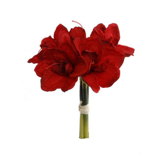 12.5" Amaryllis Bouquet - Larksilk