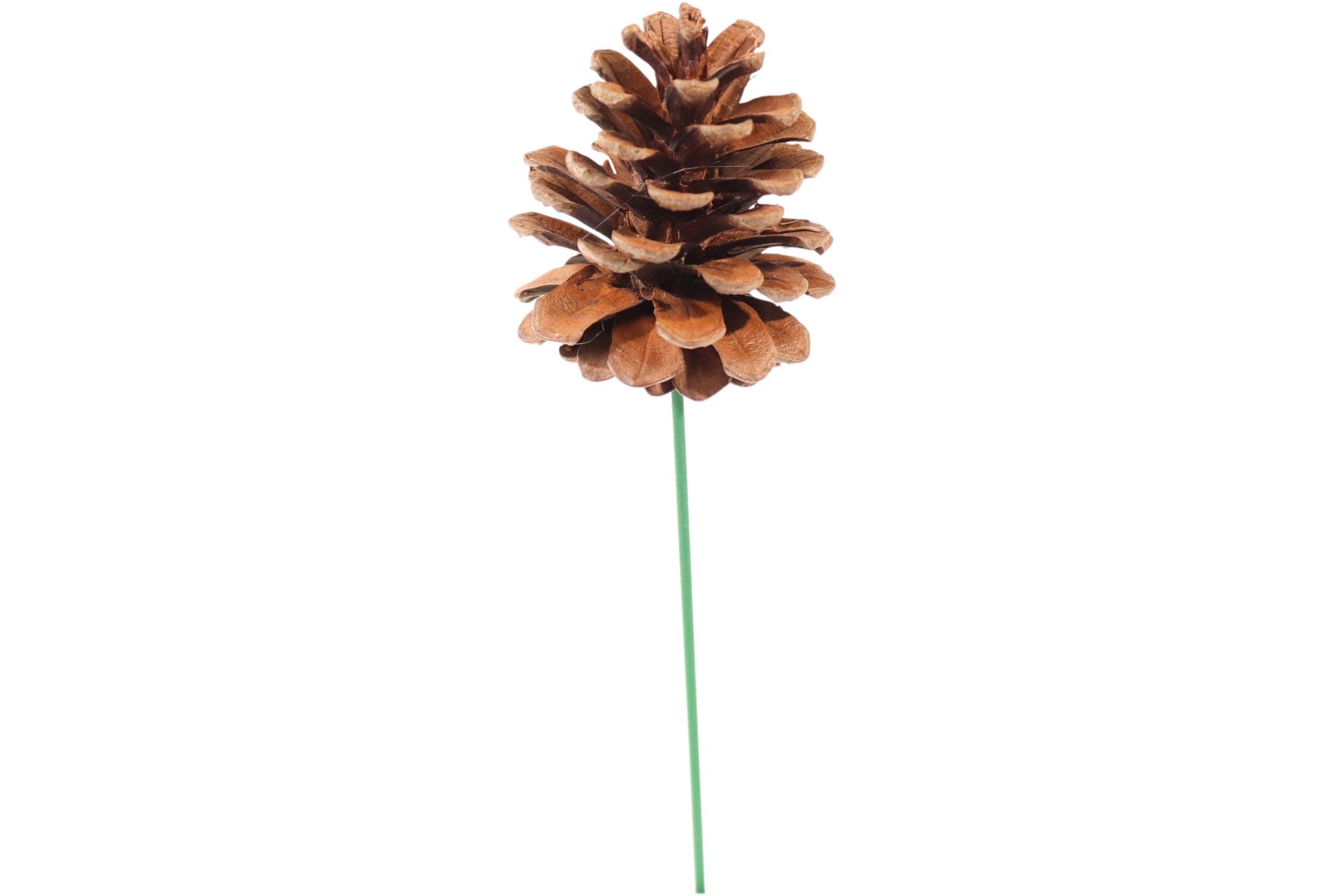 2.5" Natural Pinecone Pick – Artificial Holiday Décor, Christmas Craft Supplies, Set of 100 - Larksilk
