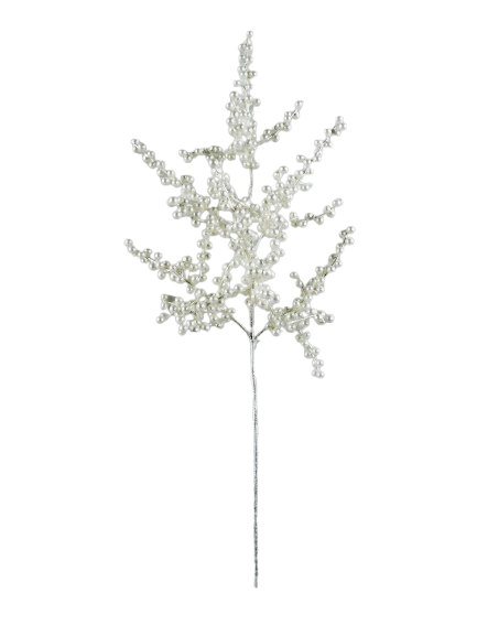 26" Pearl Twig Spray, Set of 6