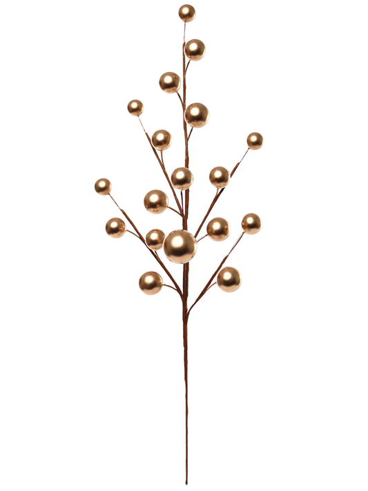 Larksilk 18" Large Berry Spray, Artificial Decorative Berry Branch for Christmas Tree, Wreaths, Garlands, Floral Arrangements & Holiday Home Decor