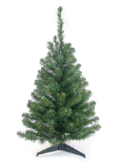 3' Northern Spruce Tree with Plastic Stand - 120 Green Tips