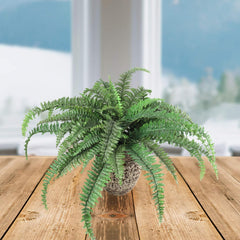 48" Artificial Boston Fern 48 Leaf Lush Faux Fern Plant - 2026 Spring Collection
