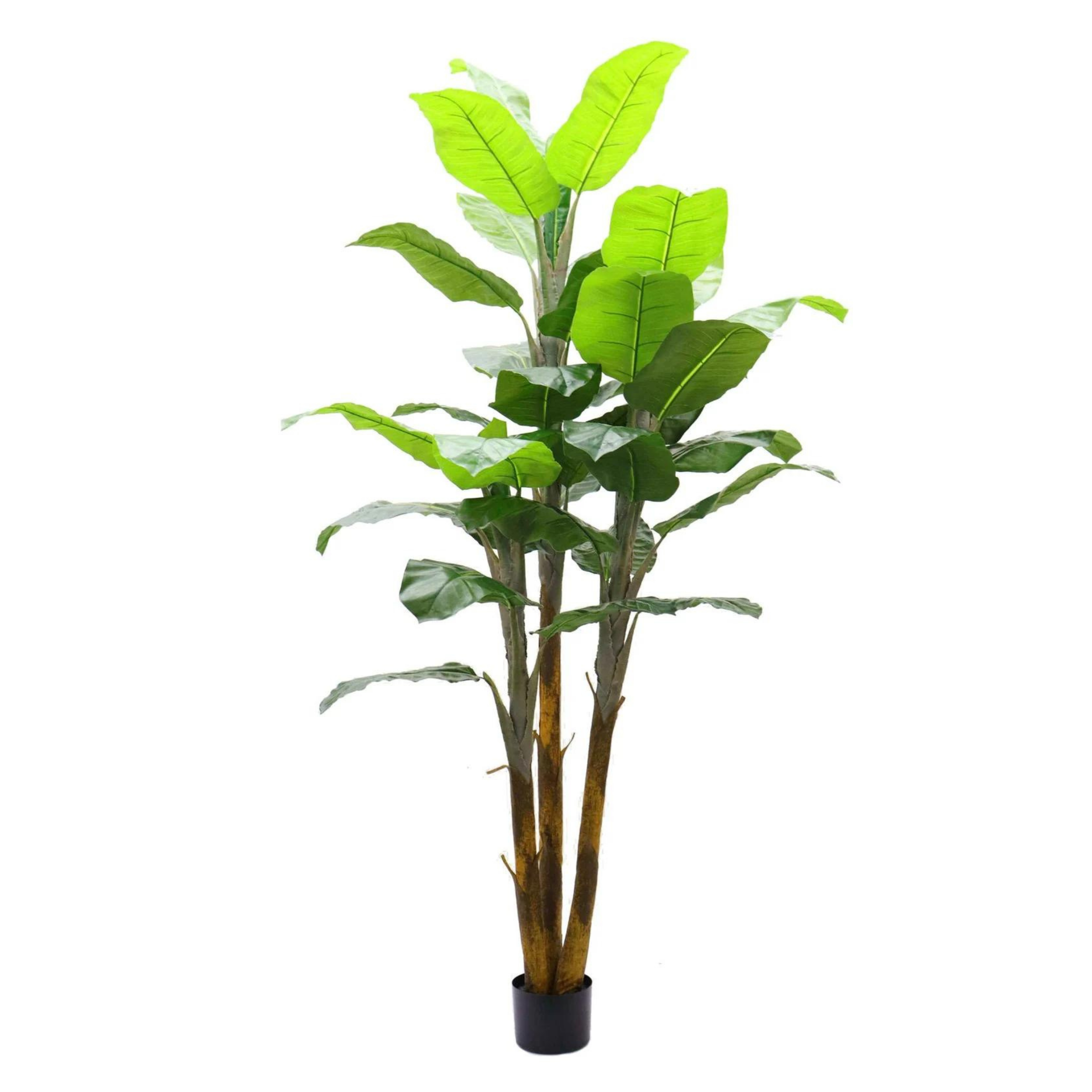 plastic banana plant 7ft Banana Tree in Pot w/ 36 Silk Leaves - 2026 Spring Collection