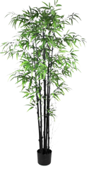 6FT Artificial Black Bamboo Tree with 1296 Leaves - 2026 Spring Collection