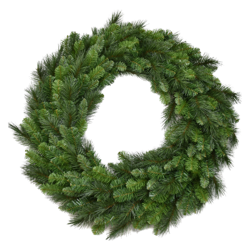 36" Deluxe Evergreen Wreath - 260 Green Tips