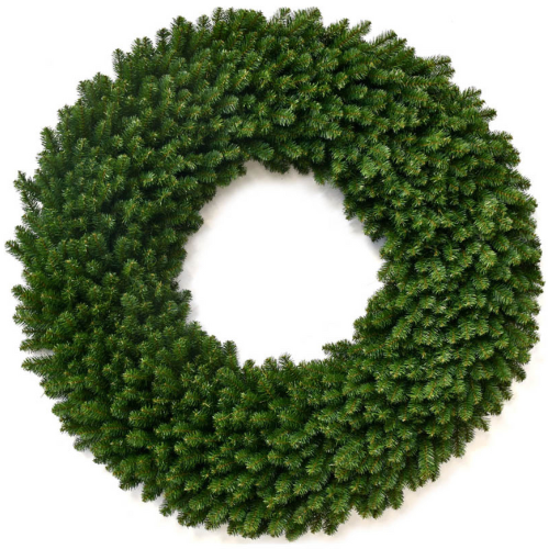 72" Northern Spruce Wreath - 1600 Green Tips