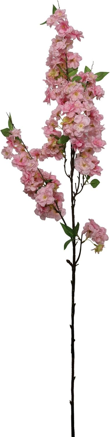 48" Pink Cherry Blossom Spray