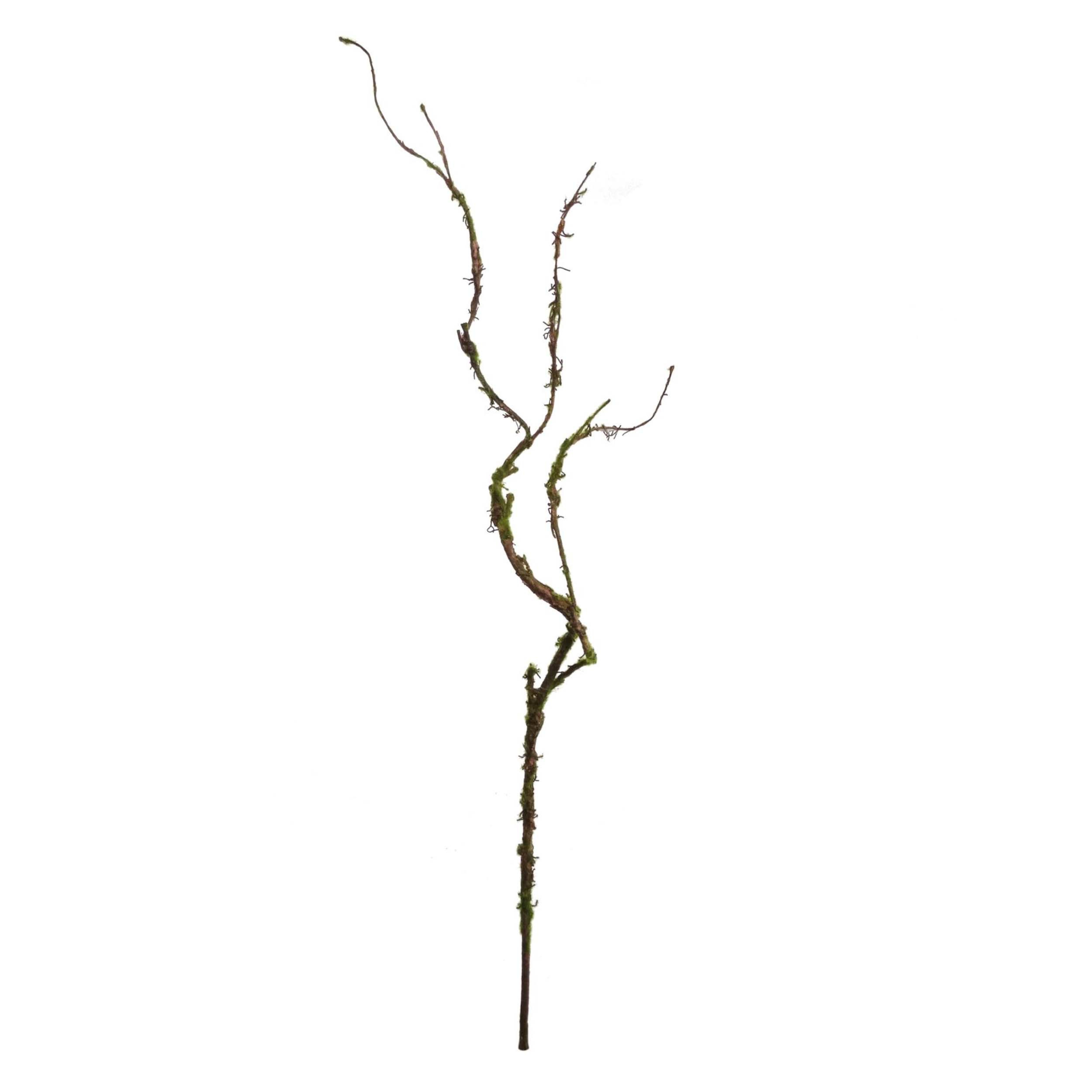 36" Twig Spray with Moss - Larksilk