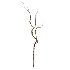 36" Twig Spray with Moss - Larksilk