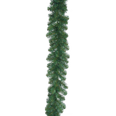 Northern Spruce Christmas Garland with 280 Green Tips - 9'x14" 2024 Christmas Collection - Larksilk