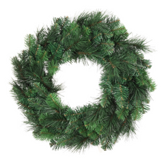 20" Deluxe Evergreen Wreath - 110 Green Tips