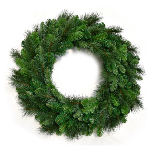 30" Deluxe Evergreen Wreath - 190 Green Tips