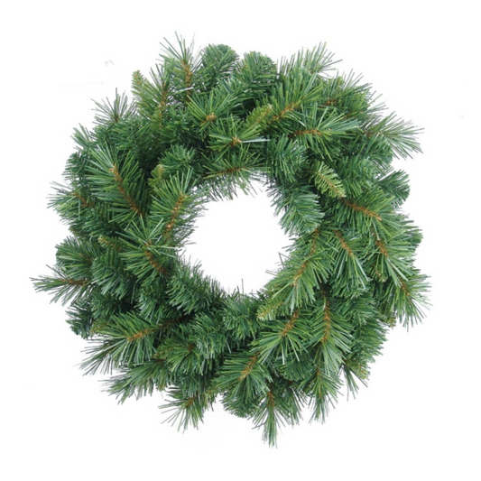 20" Glacier Pine Wreath - 96 Green Tips