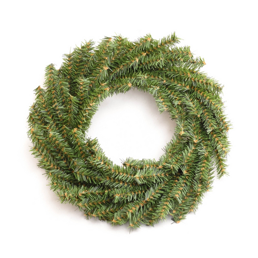12" Canadian Pine Wreath - 120 Tips
