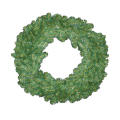 36" Northern Spruce Wreath with 360 Green Tips - 100 LED Lights