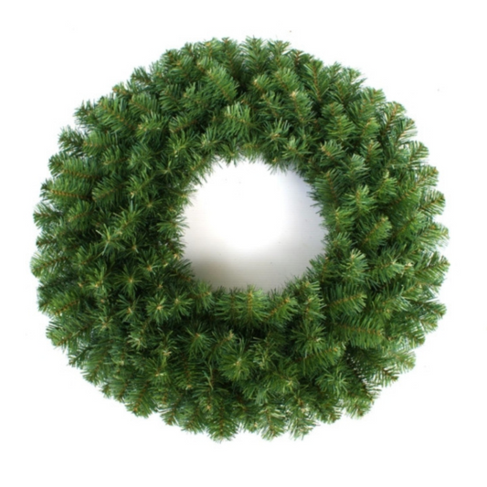 18" Northern Spruce Wreath - 140 Green Tips