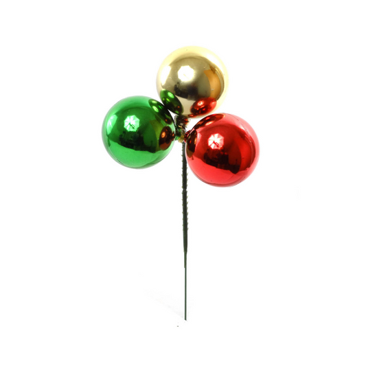 35mm Plastic Ball Pick x3 2024 Christmas Collection - Larksilk
