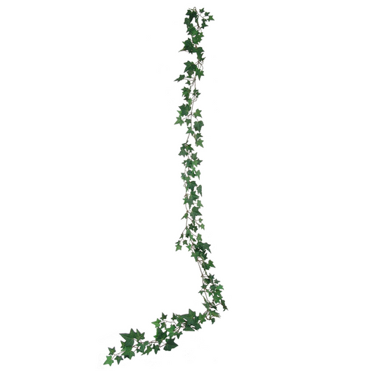 English Ivy Garland w/ 185 Silk Leaves - 6' Long