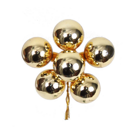 35mm Glass Bal (6/DZ) 2024 Christmas Collection - Larksilk