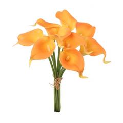 14" Real Touch Calla Lily Bouquet